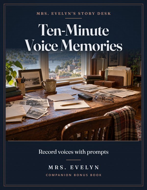 Ten-Minute Voice Memories bonus book cover